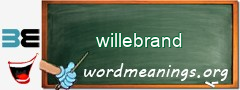 WordMeaning blackboard for willebrand